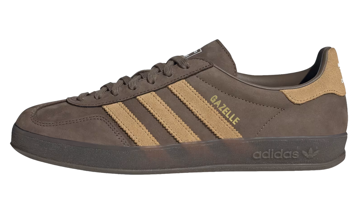 ADIDAS Gazelle Indoor "Cargo Brown Golden Beige" JQ8386