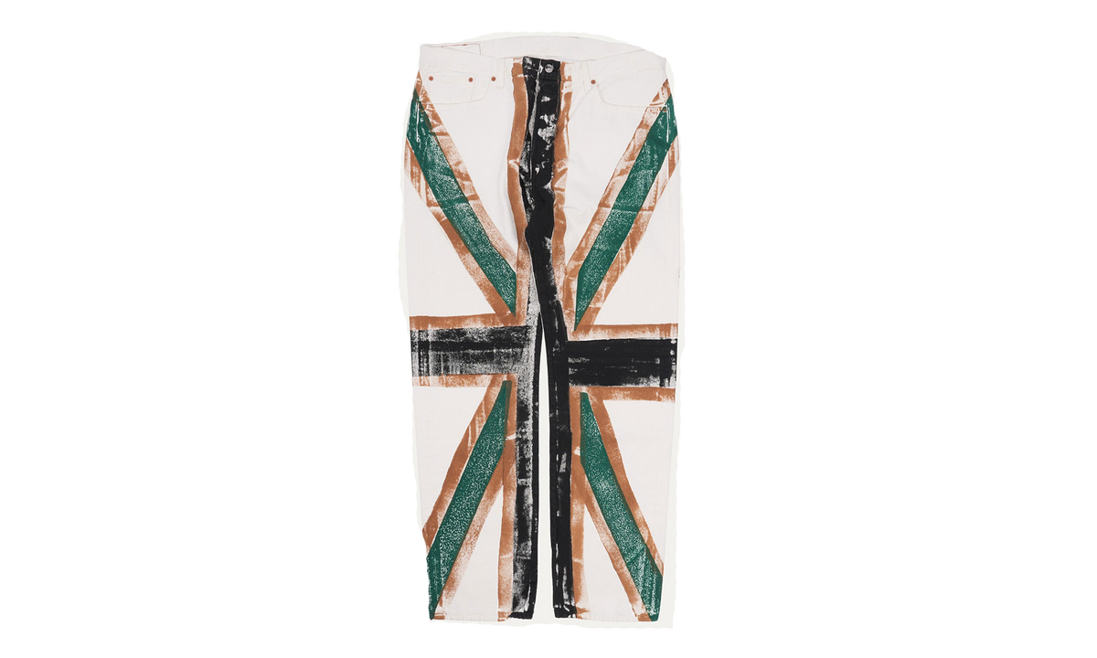 Denim Tears Union Jack Jeans "White" DT227