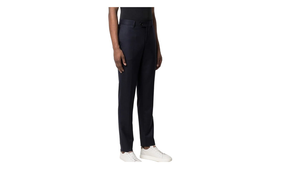 BRUNELLO CUCINELLI Tapered Leg Tailored Trousers "Black" BRUN153
