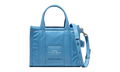 Marc Jacobs Shiny Crinkle Leather Small Tote Bag "AIR BLUE" H065L01PF22-435