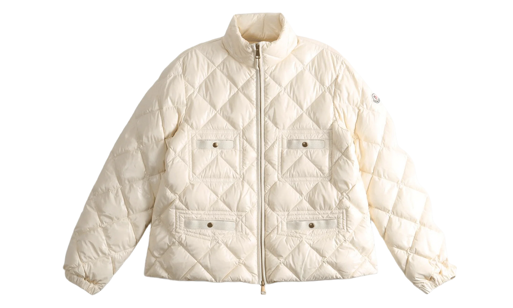 MONCLER Lavaret Short Down Jacket WMNS "White Ivory" MON100