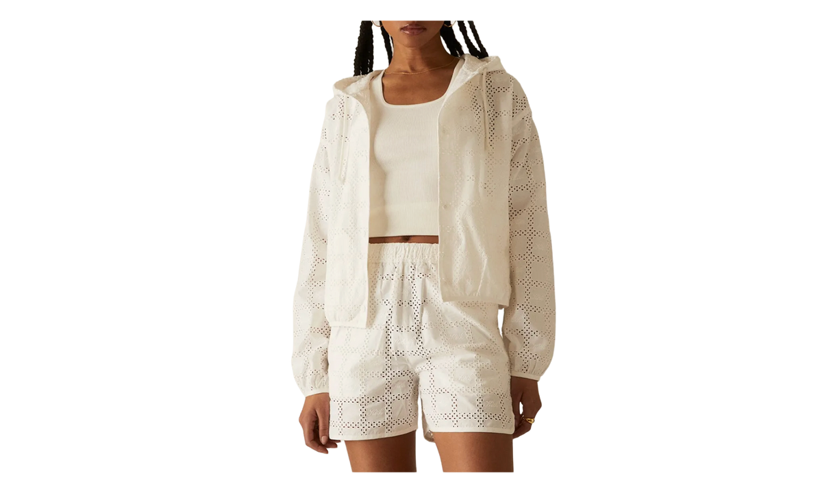 Kith Dylan Broderie Logo Hooded Jacket WMNS "Nano" KHW010112 114