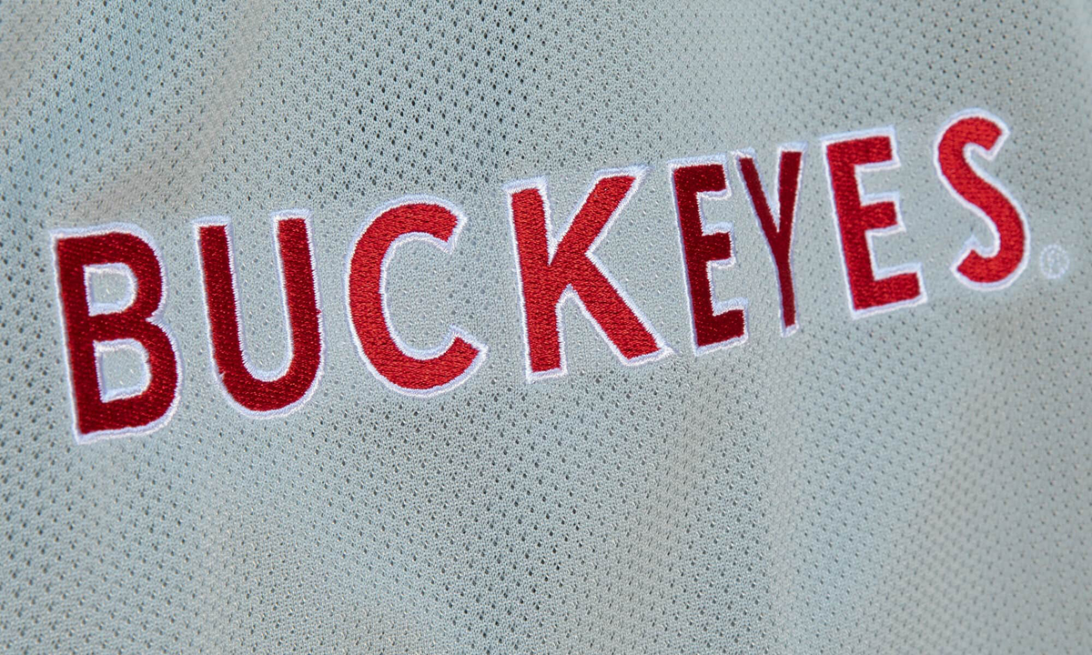 Mitchell & Ness Alternate Shorts "NCAA Ohio State Buckeyes 1991" ASHR3452 OST91PPPSILV