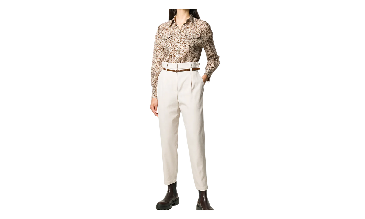 Brunello Cucinelli PANTS "MILKY FOAM" MP033P7379_C8501