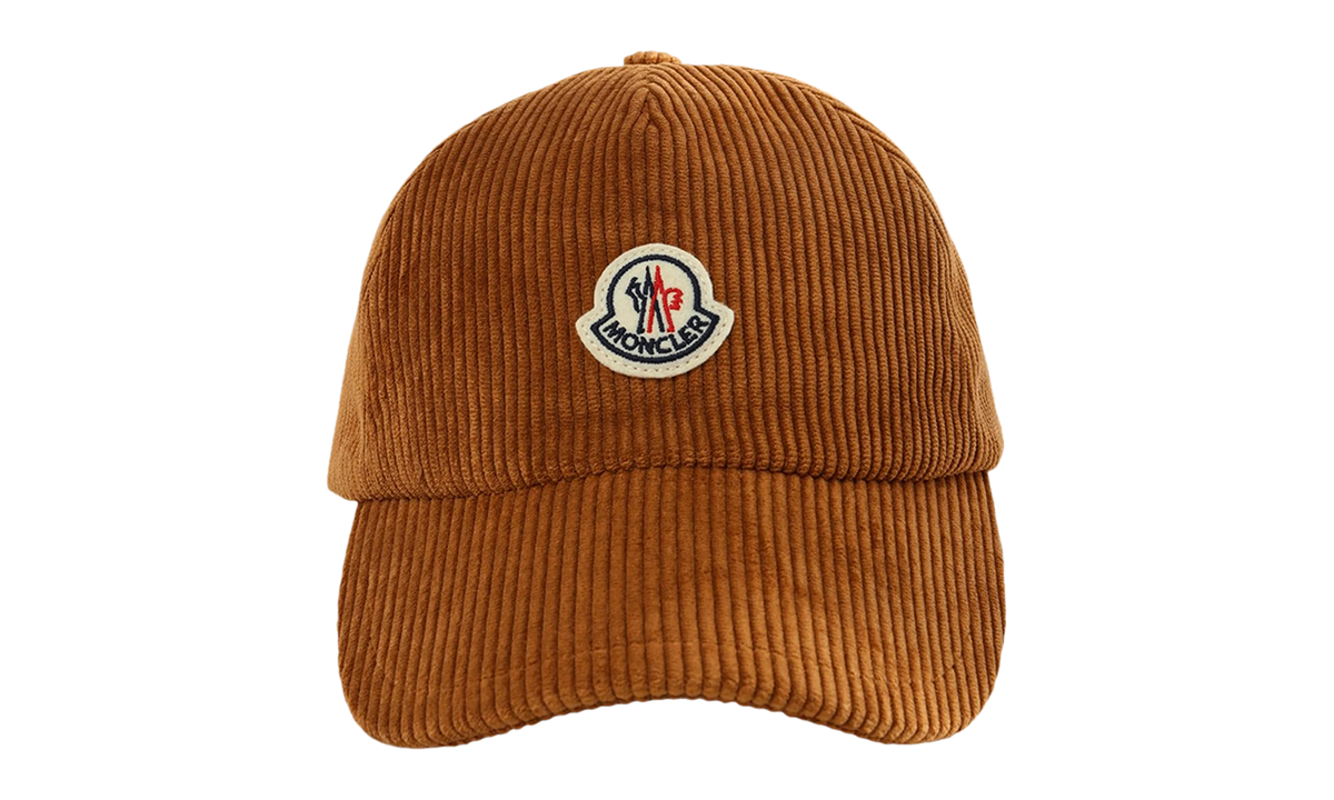 MONCLER Corduroy Baseball Cap "Camel Beige" MON119