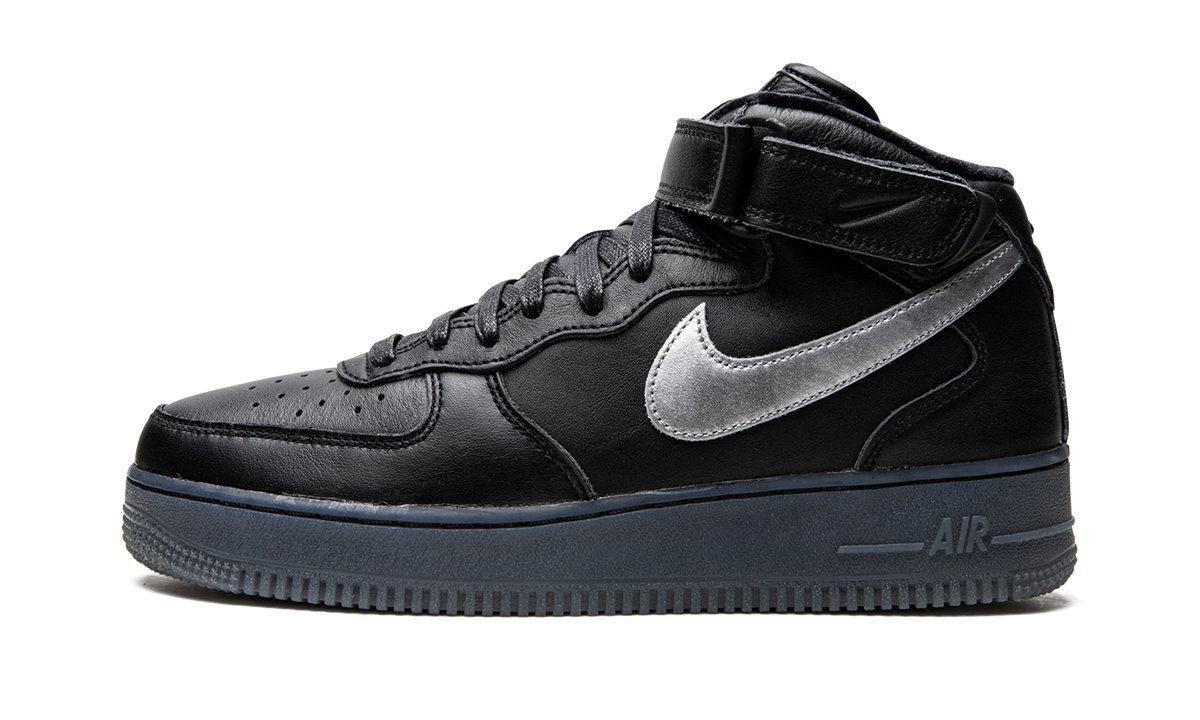 Nike Air Force 1 Mid "Black / Metallic Silver" DX3061 001