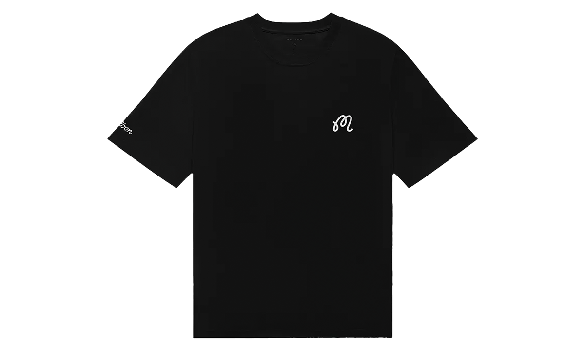 MALBON GOLF Bermuda Tee "Black" M 9398 BLK