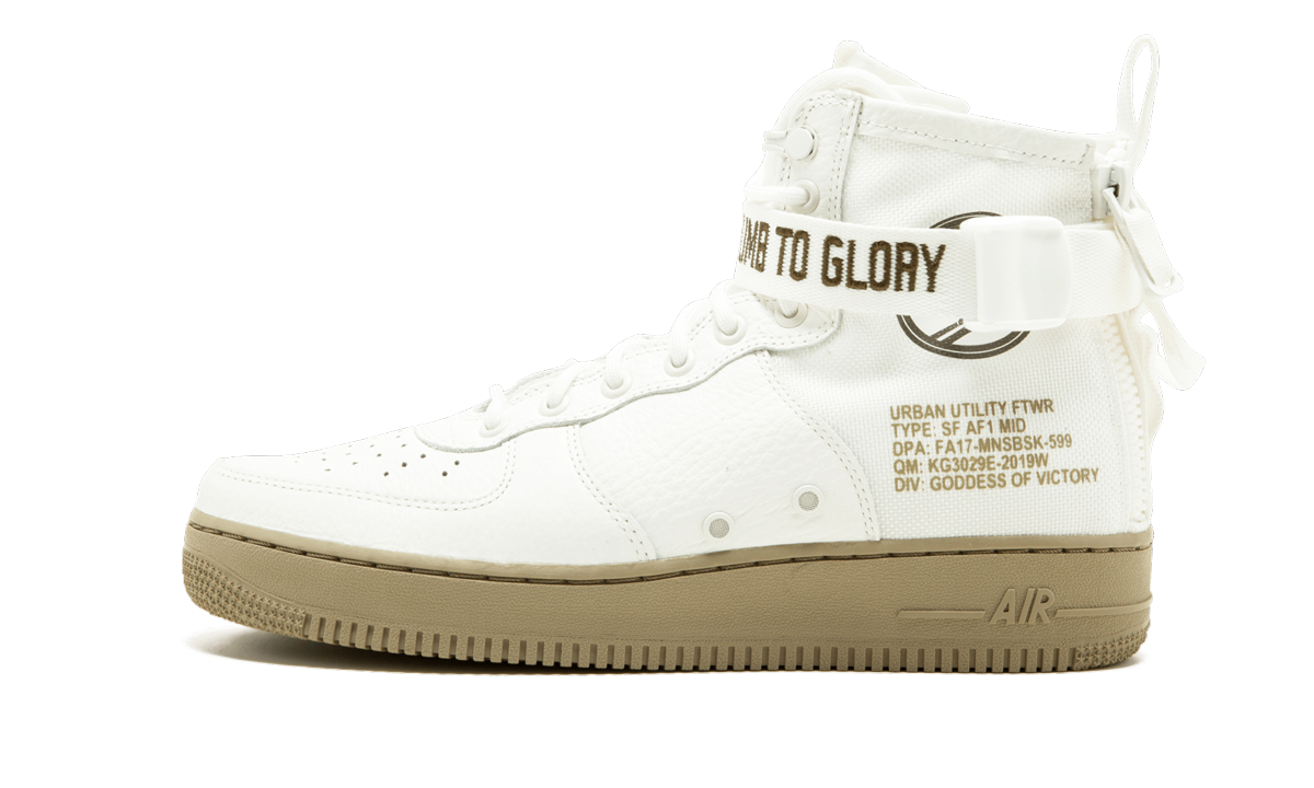 Nike SF AF1 MID "Ivory Olive" 917753 101