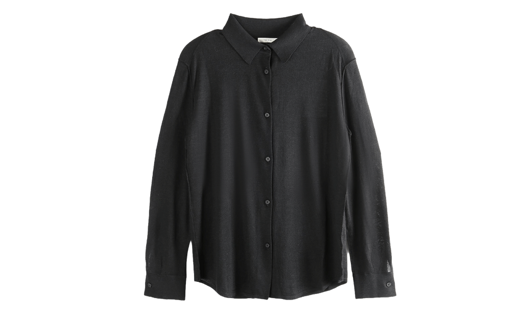 The Row Nafari Buttoned Shirt WMNS "Black" 10702 Y876 BLK