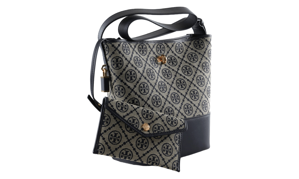 Tory Burch Medium Bucket Bag "Navy" 182857 405