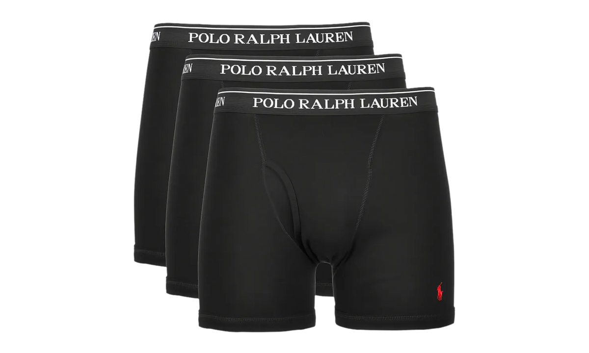 Polo Ralph Lauren 3-Pack Boxer Briefs "Black" NCBBP3 PBD