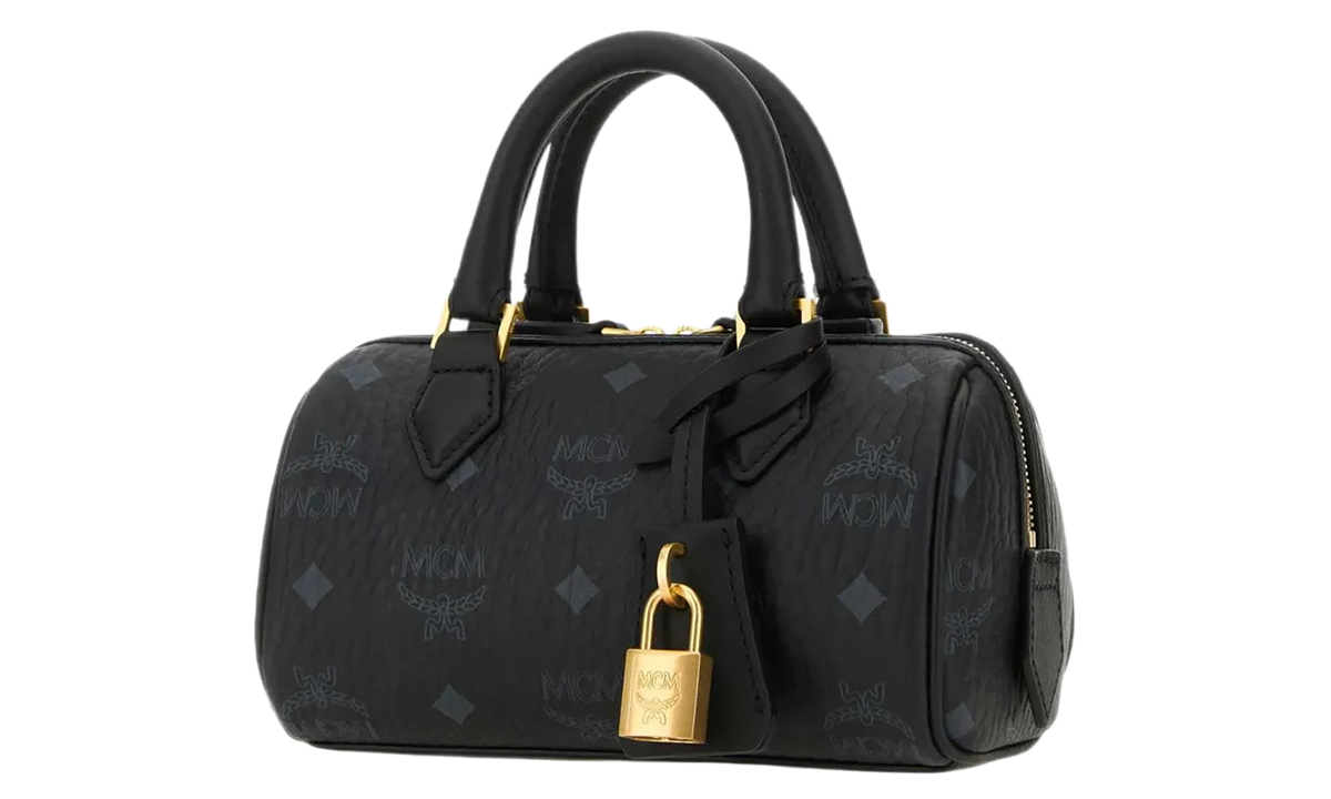 Mcm Ella VI Mini Boston bags "Black" MWBESEA01 BLACK