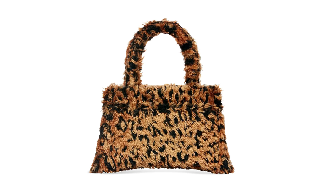 Balenciaga Hourglass Small Handbag With Strap "Beige/Brown" 676365 2AAJH 2766