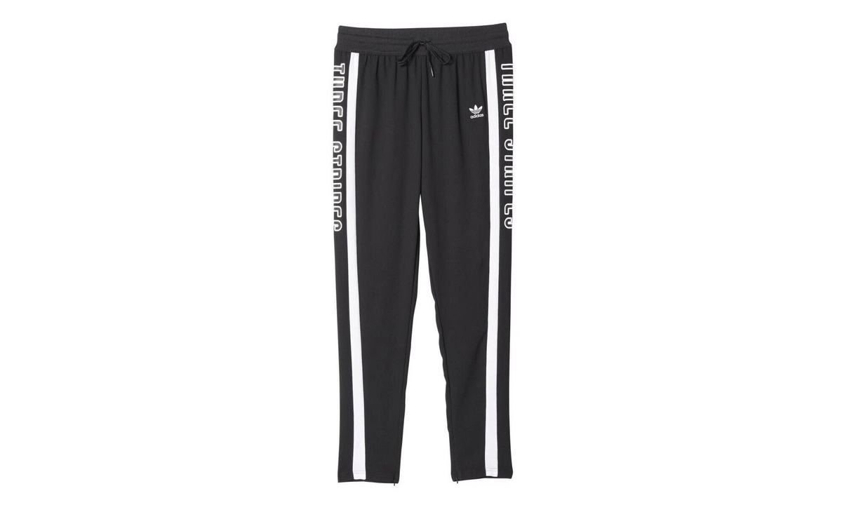 Adidas Low Crotch Open Hem Track Pant WMNS "Black White" AY7924