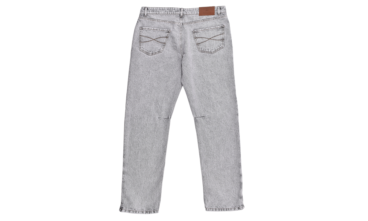BRUNELLO CUCINELLI Denim 5 Pocket Jeans "Stone" BRUN184
