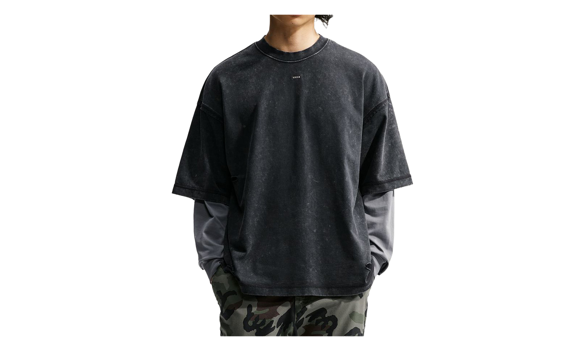 Nike NSW Ice Silver T-Shirt "Black / Ice Silver / Dark Smoke Grey" IQ5917 010