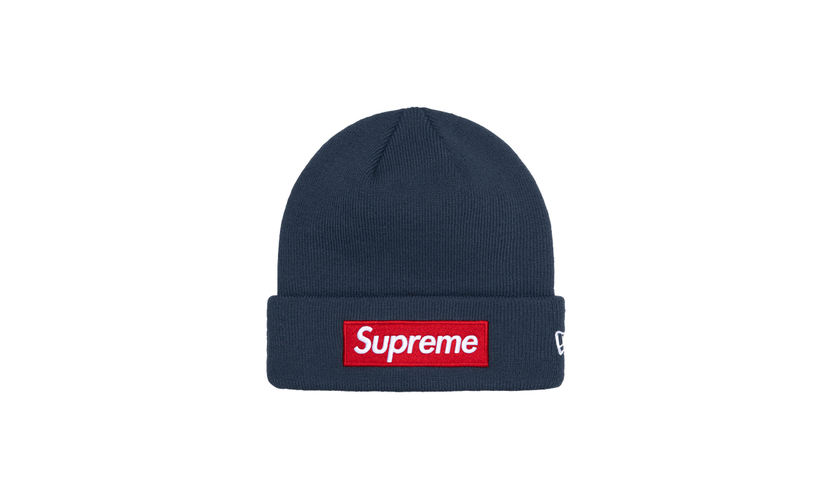 Supreme New Era® Box Logo Beanie "FW24 Navy" SU936
