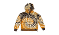 Amiri Tie Dye Polar Fleece Hoodie "Orange / Black" PS22MKF015 Orange Black