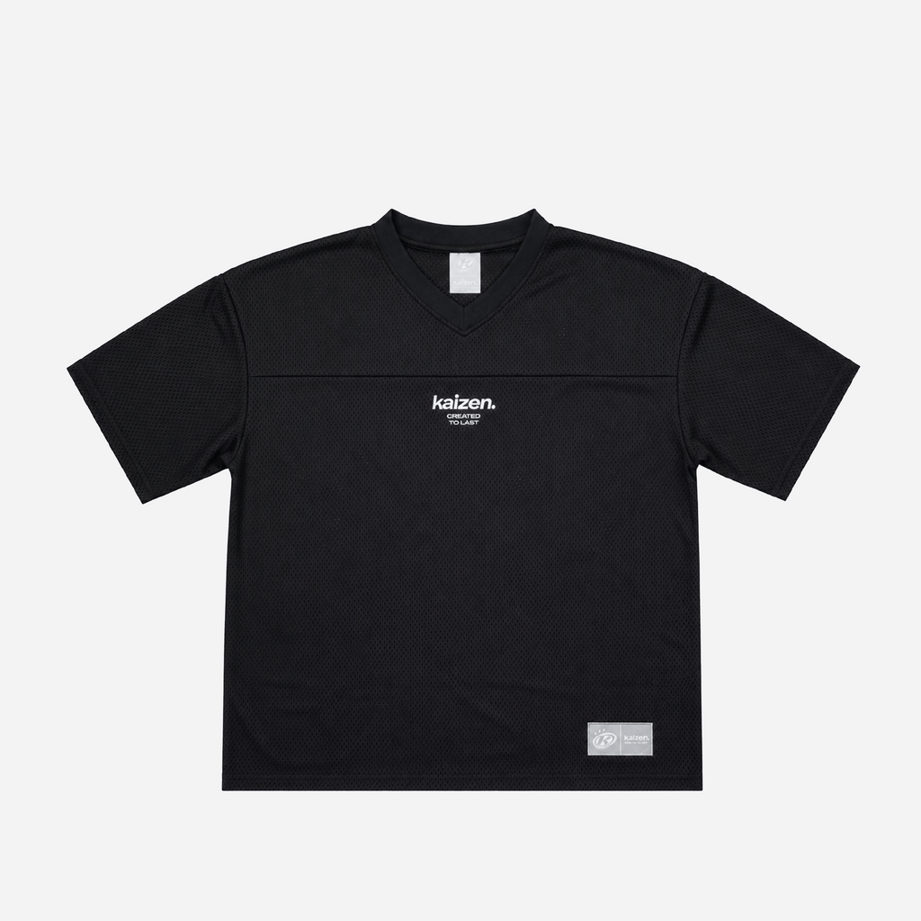 KAIZEN MARKET BLACK MESH JERSEY