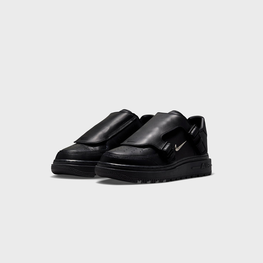 Nike Air Force 1 Low Luxe - Black / Metallic Silver / Anthracite