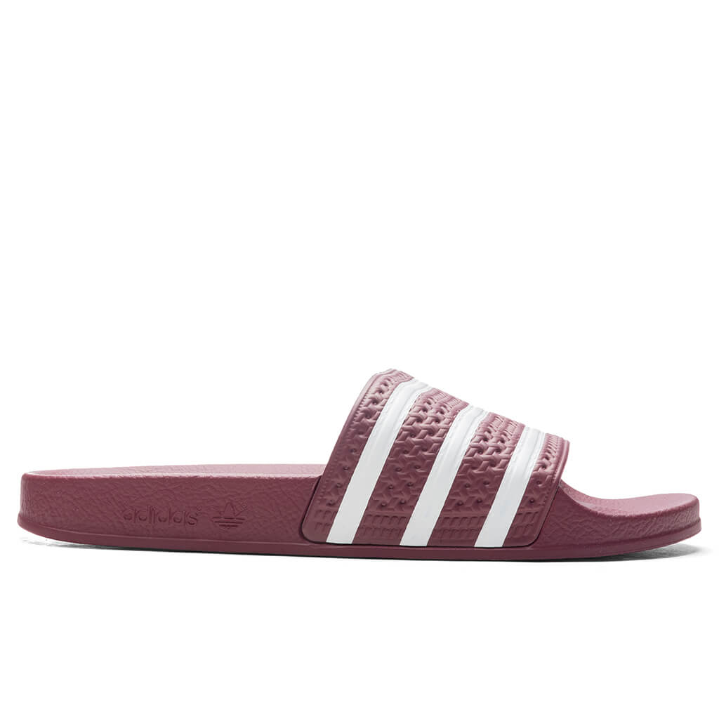 Adidas Originals Adilette Slides - Quiet Crimson