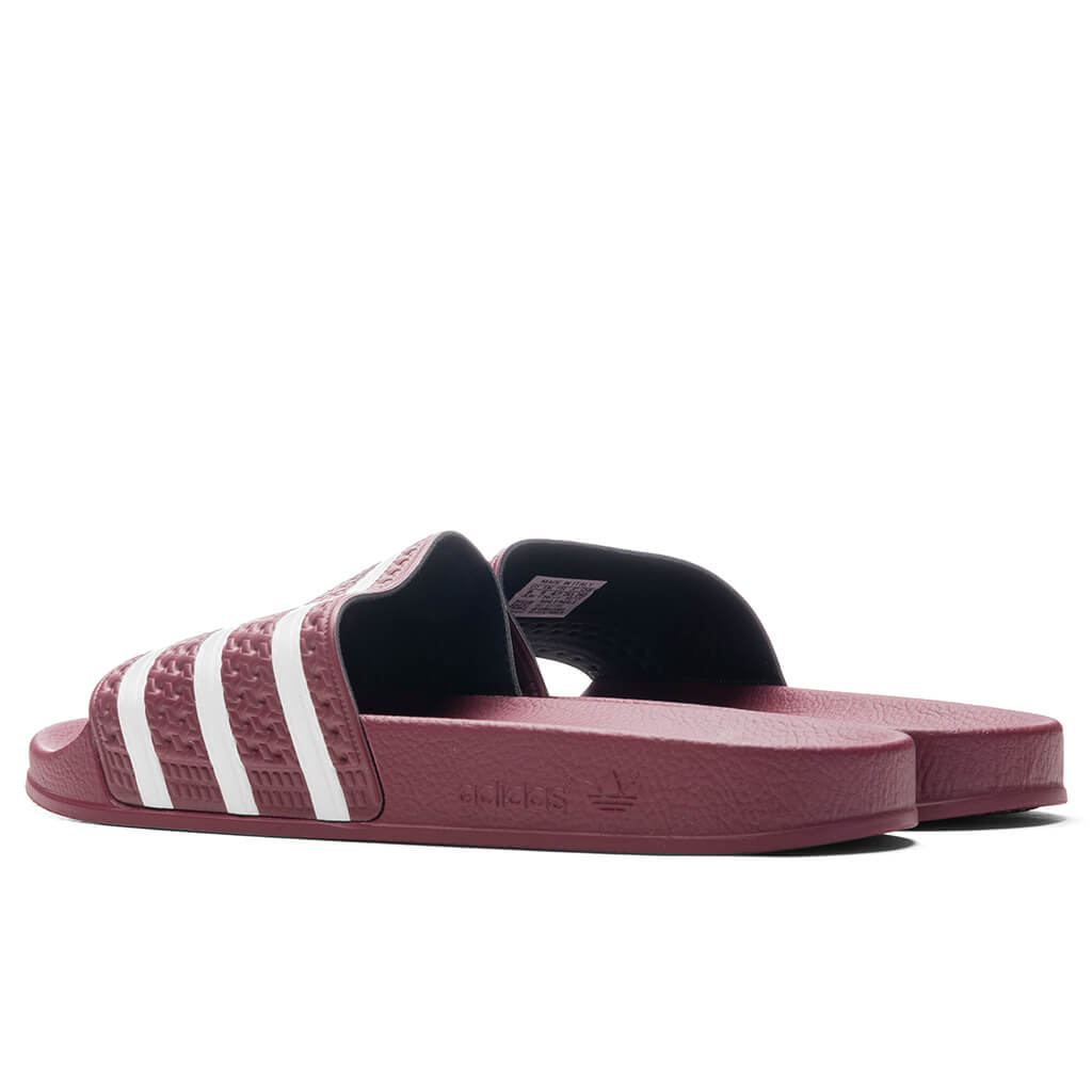 Adidas Originals Adilette Slides - Quiet Crimson