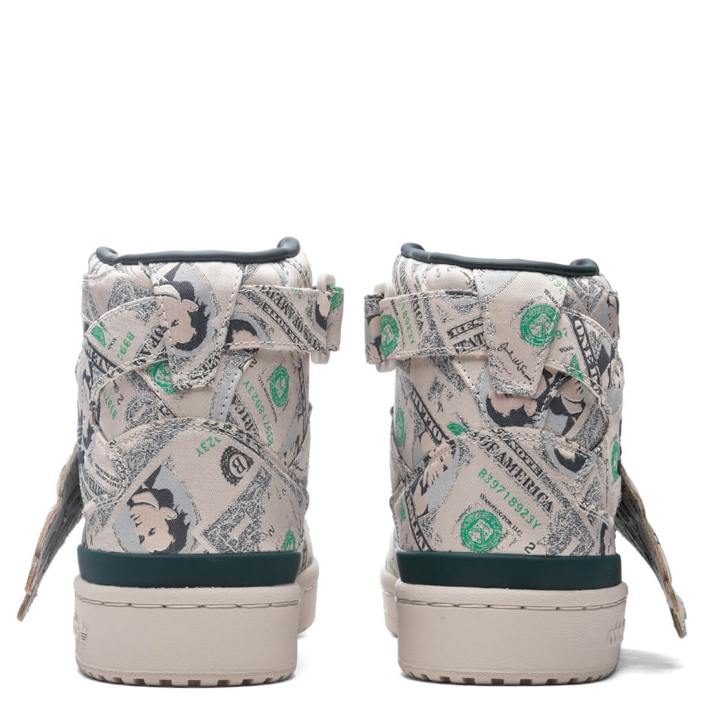 adidas Originals x Jeremy Scott Forum Wings Hi Money - Bliss/Green Night