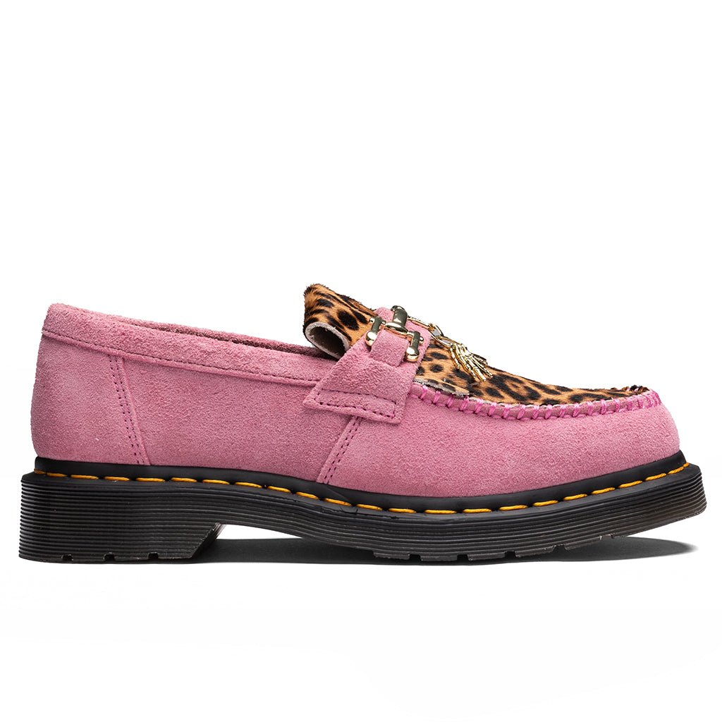 Dr. Martens Adrian Bone Snaffle - Fondant Pink/Archive Leopard