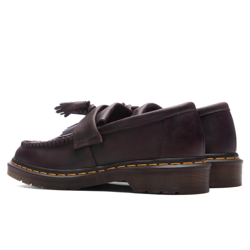 Dr. Martens Adrian Loafers - Dark Brown Crazy Horse