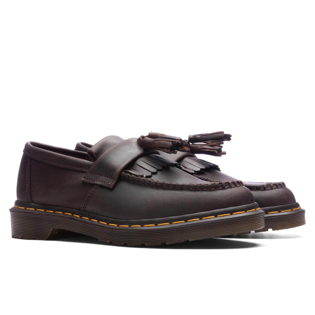 Dr. Martens Adrian Loafers - Dark Brown Crazy Horse
