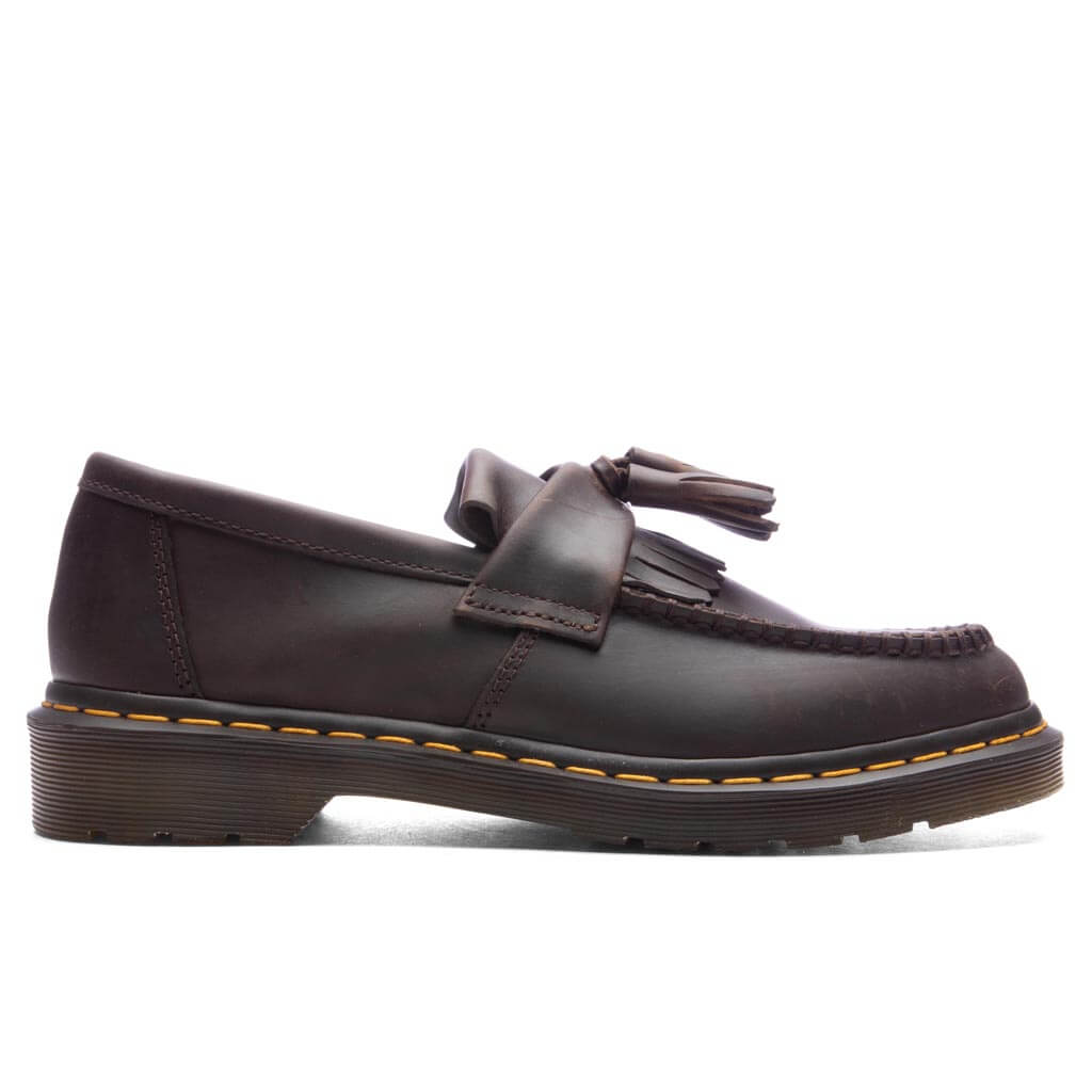 Dr. Martens Adrian Loafers - Dark Brown Crazy Horse