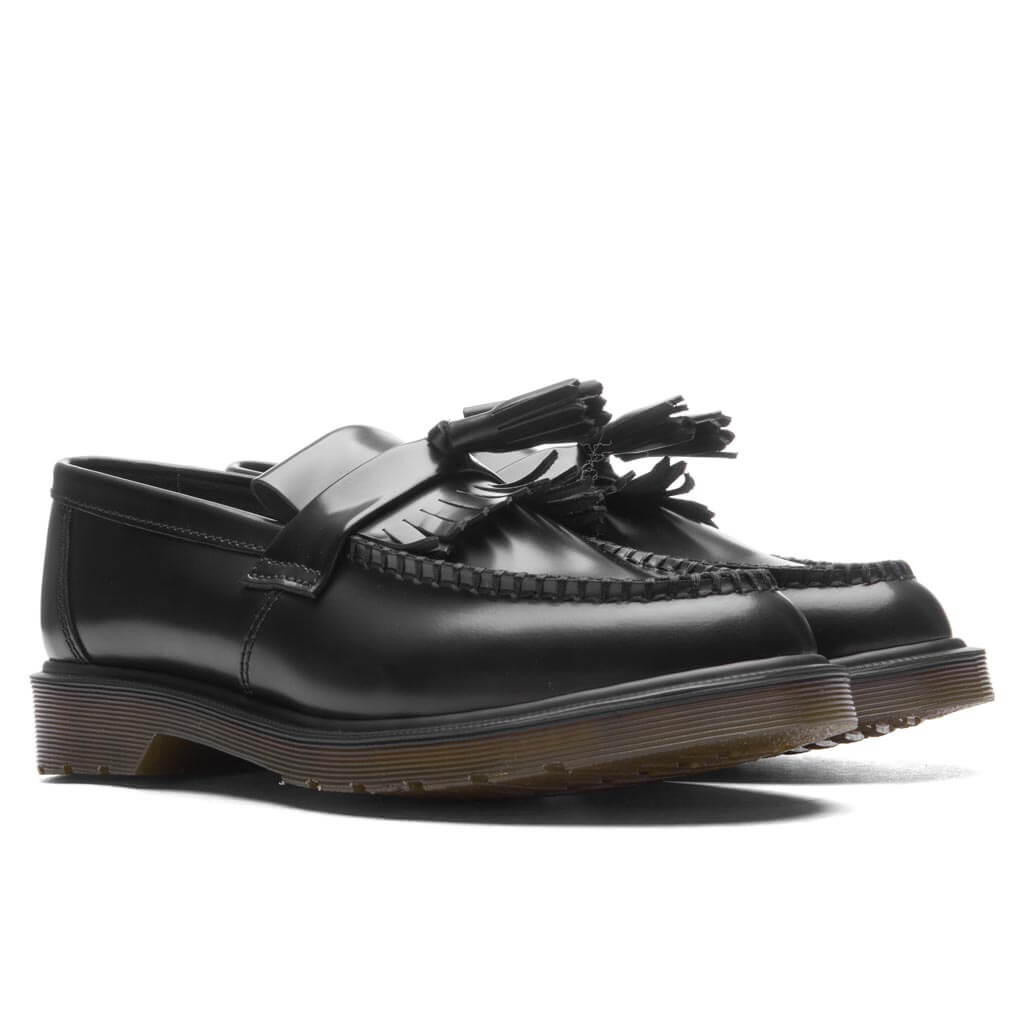 Dr. Martens Adrian Smooth Leather Tassel Loafer - Black