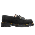 Dr. Martens Adrian Snaffle - Black Napped Suede/Beige Contrast Hair On