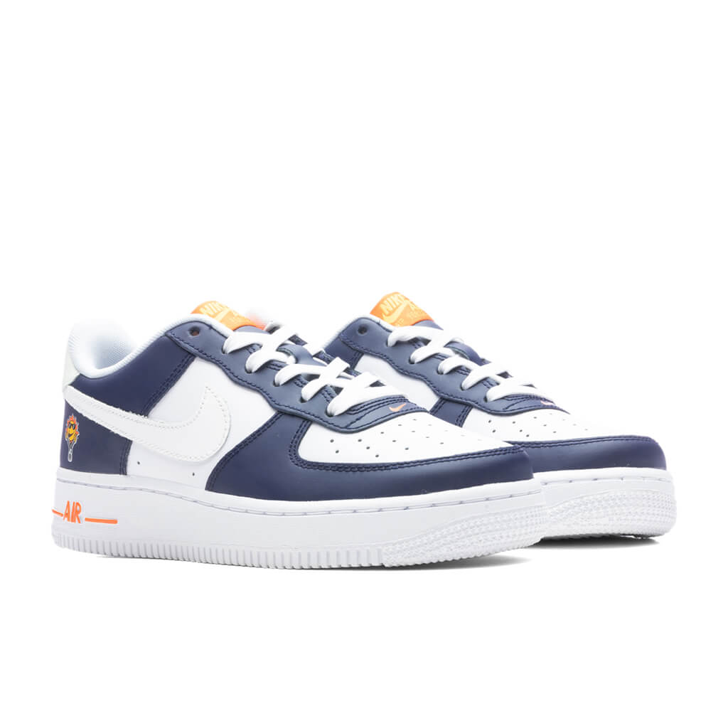 Nike Air Force 1 Low LV8 BG (GS) - Midnight Navy/White/Blue Tint