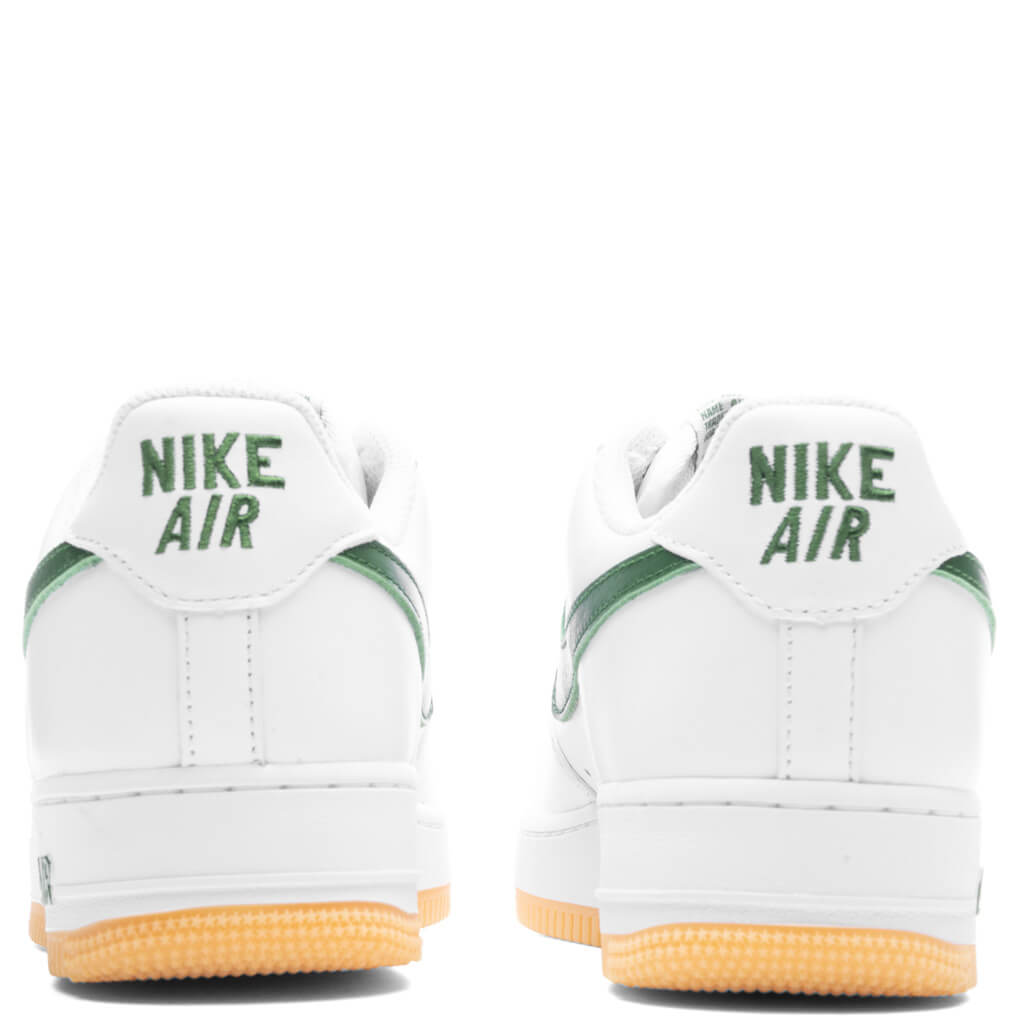 Nike Air Force 1 Low Retro - White/Forest Green/Gum Yellow