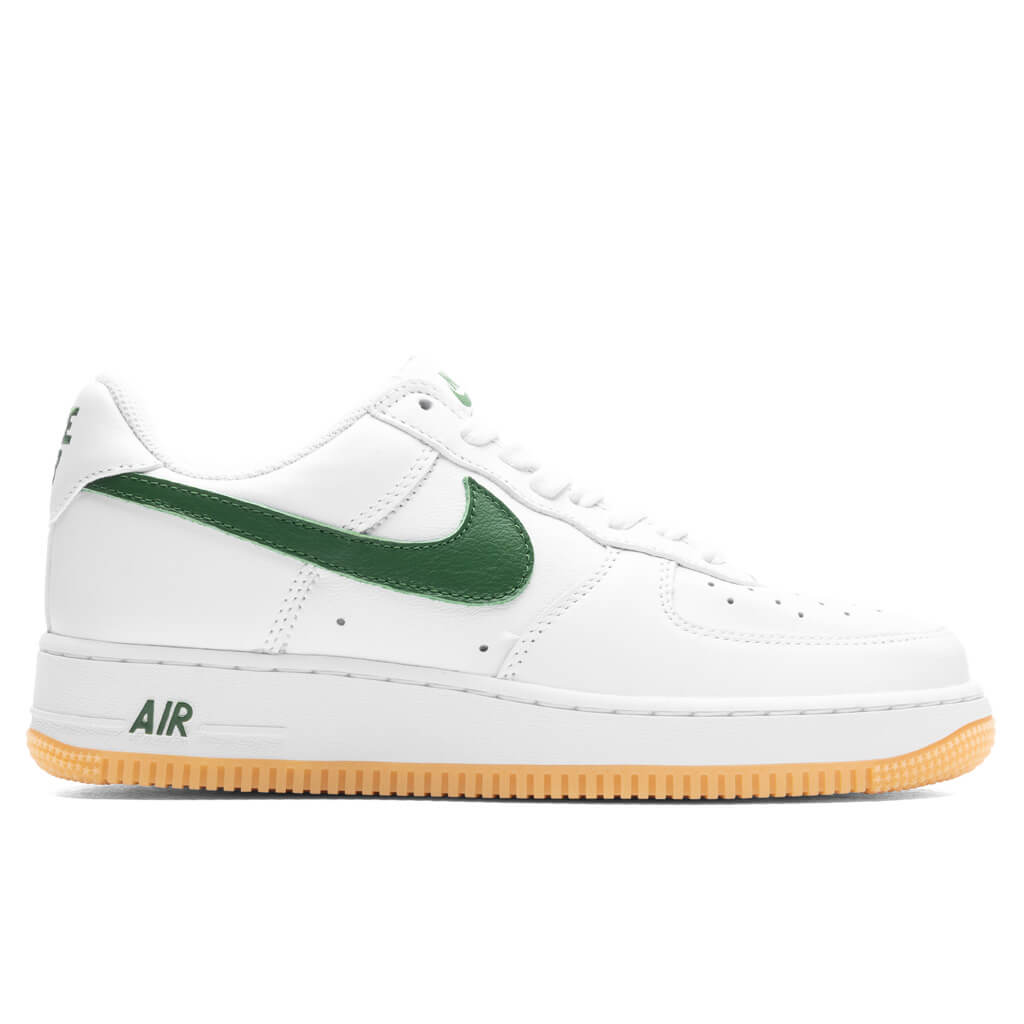 Nike Air Force 1 Low Retro - White/Forest Green/Gum Yellow