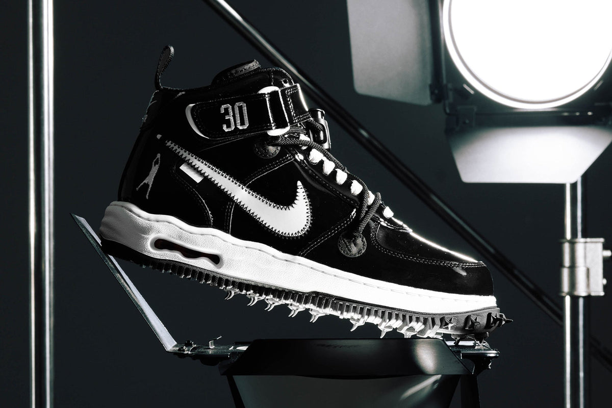 Nike Air Force 1 Mid x Off-White 'Sheed' - Black/White