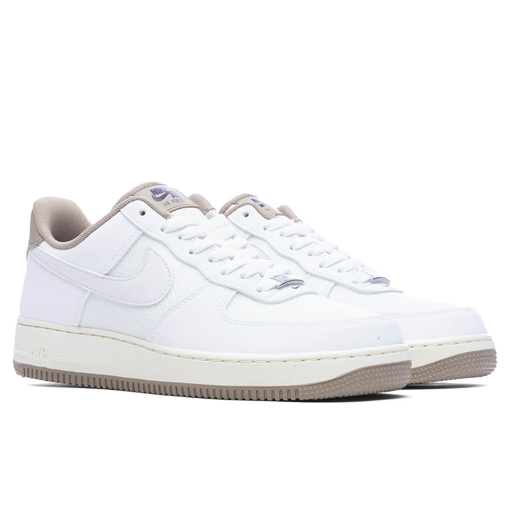 Nike Air Force 1 '07 - Summit White/Summit White/Khaki