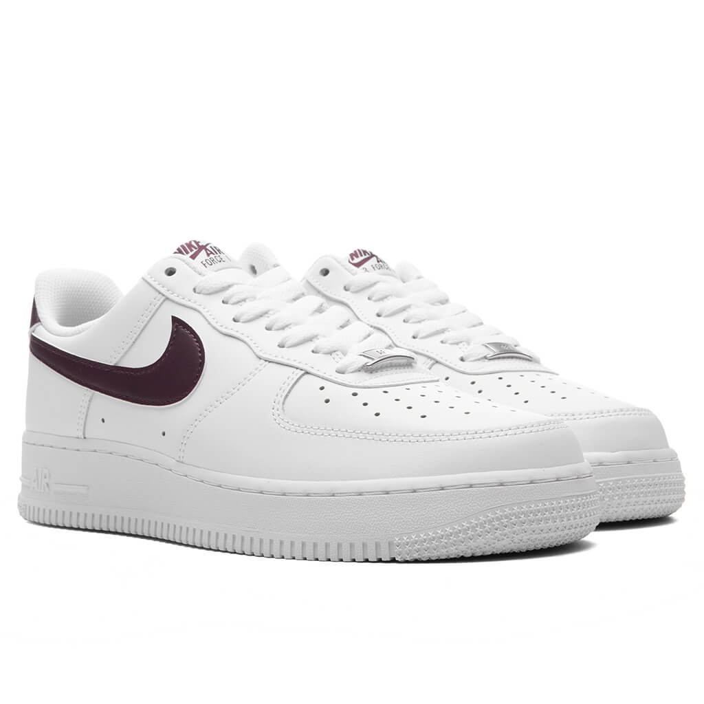 Nike Air Force 1 '07 - White/Burgundy Crush