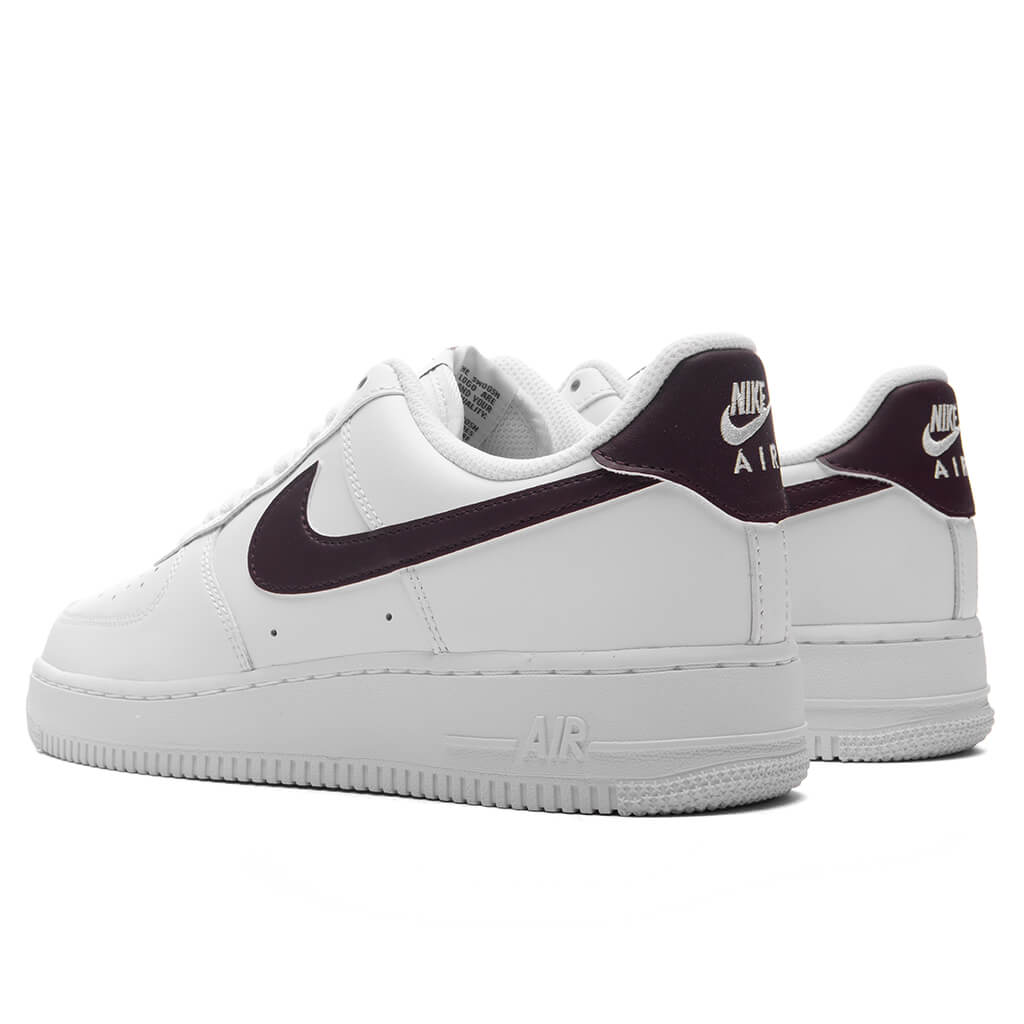 Nike Air Force 1 '07 - White/Burgundy Crush