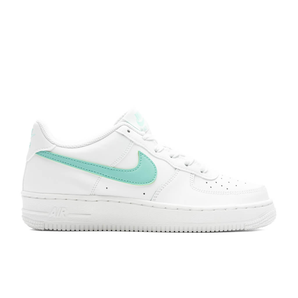 Nike Air Force 1 (GS) - Summit White/Emerald Rise