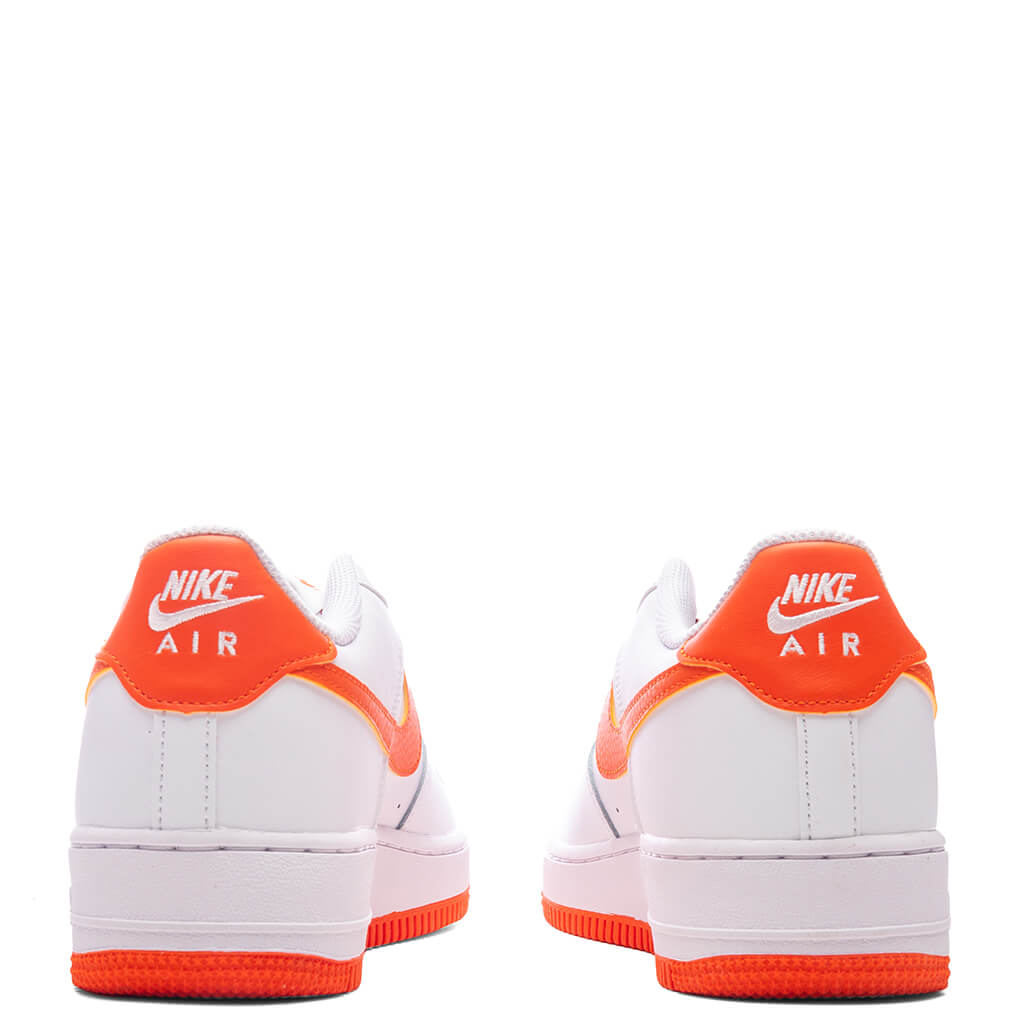 Nike Air Force 1 (GS) - White/Safety Orange