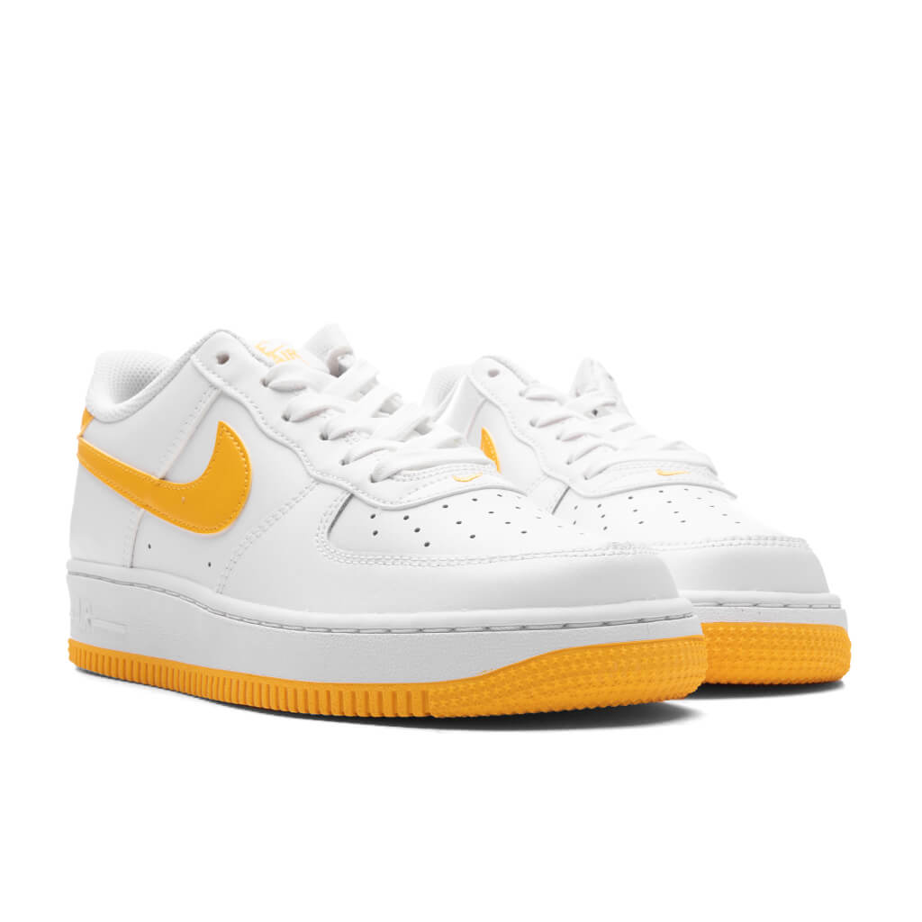 Nike Air Force 1 (GS) - White/University Gold/White
