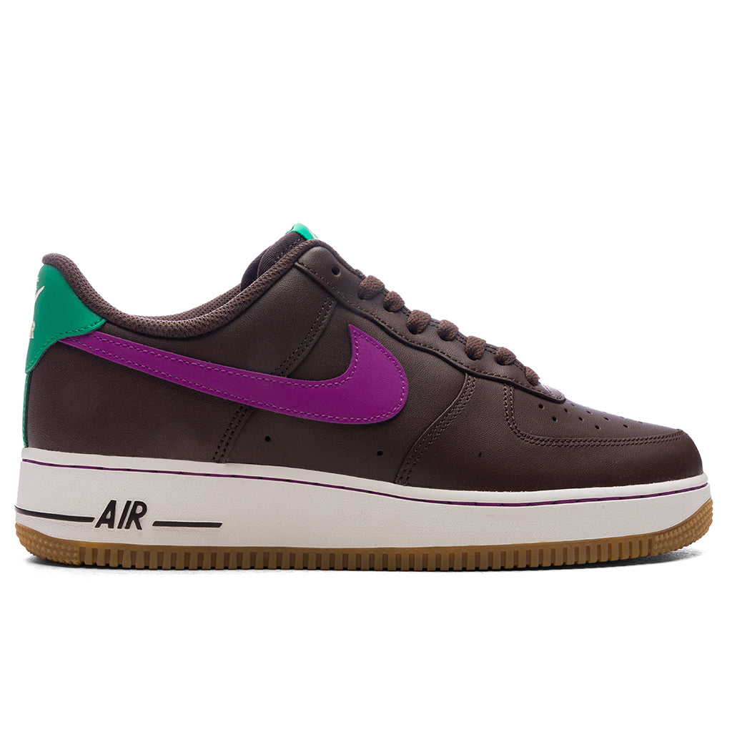 Nike Air Force '07 - Barque Brown/Vivid Purple/Stadium Green