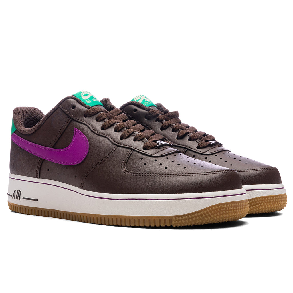 Nike Air Force '07 - Barque Brown/Vivid Purple/Stadium Green