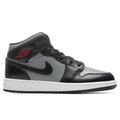 Air Jordan 1 Mid (GS) - Black/Gym Red/Particle Grey
