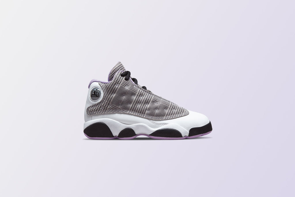 Air Jordan 13 Retro (PS) - Black/Lilac/White/Metallic Silver