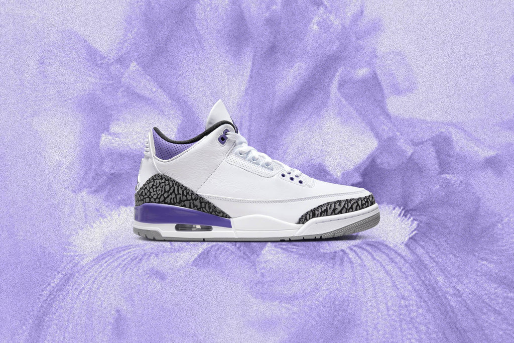 Air Jordan 3 Retro - White/Black/Dark Iris