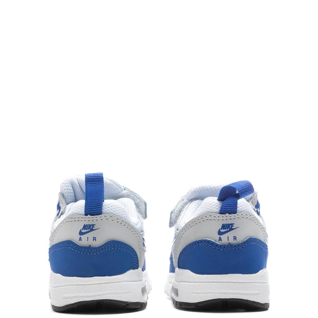 Nike Air Max 1 Easy On (TD) - White/Game Royal/Neutral Grey/Black