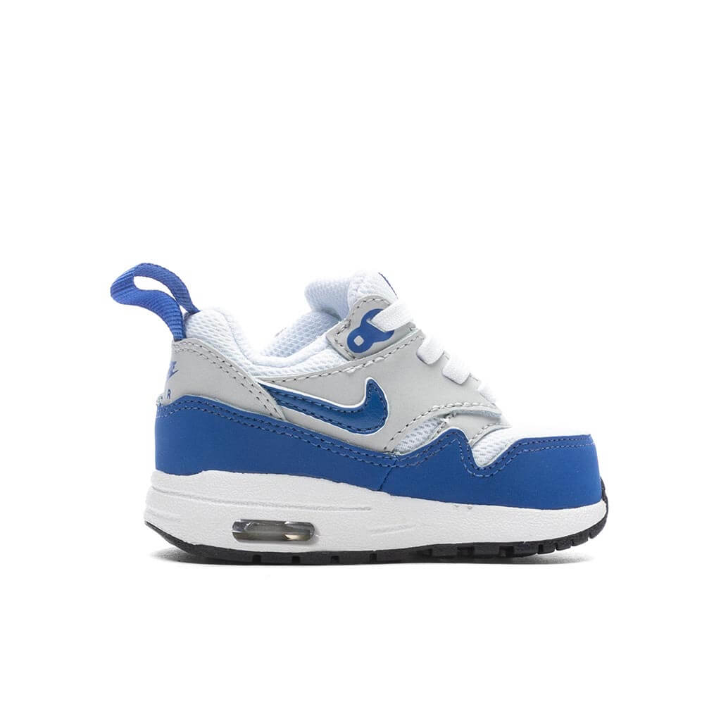 Nike Air Max 1 Easy On (TD) - White/Game Royal/Neutral Grey/Black